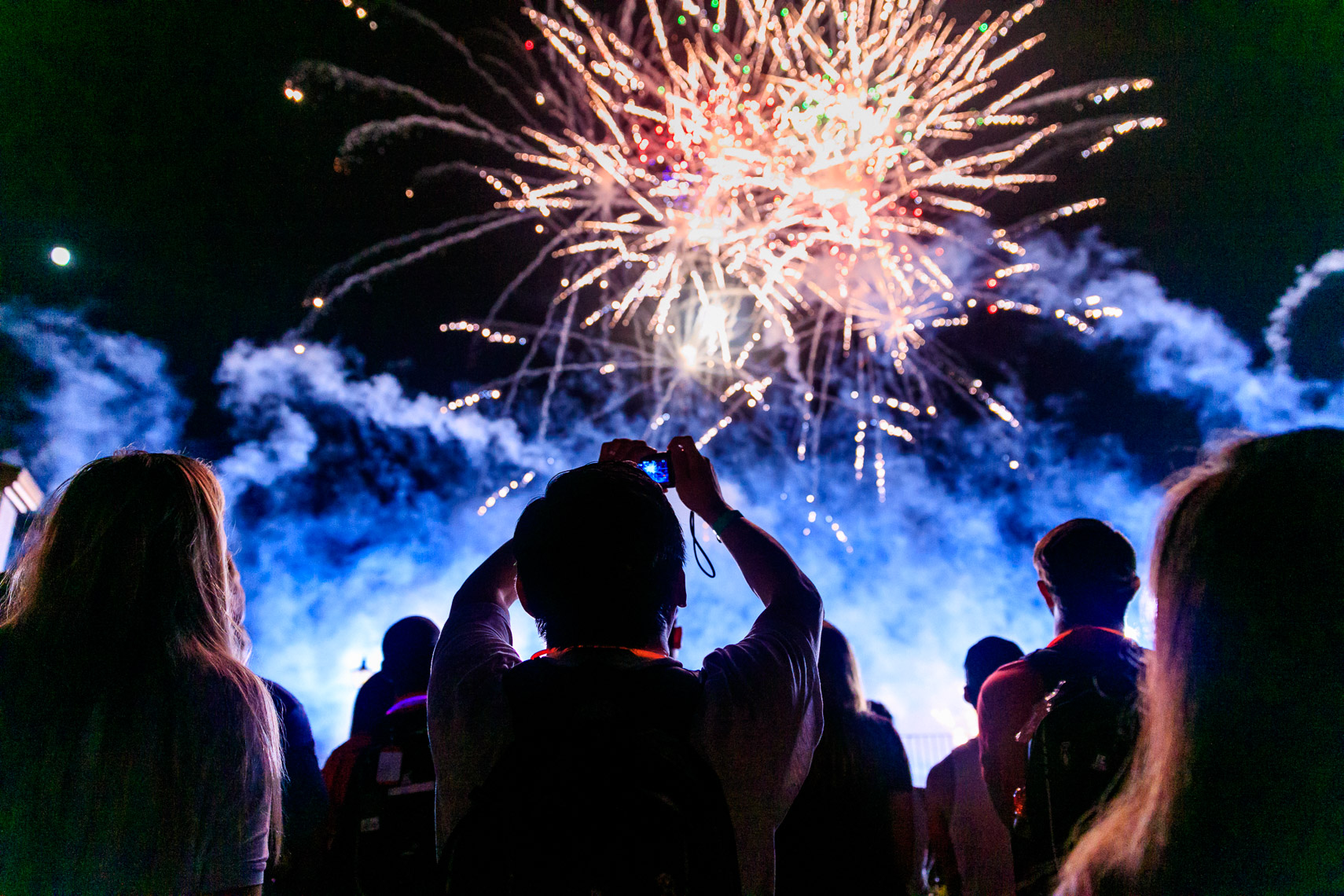Theme Park Fireworks