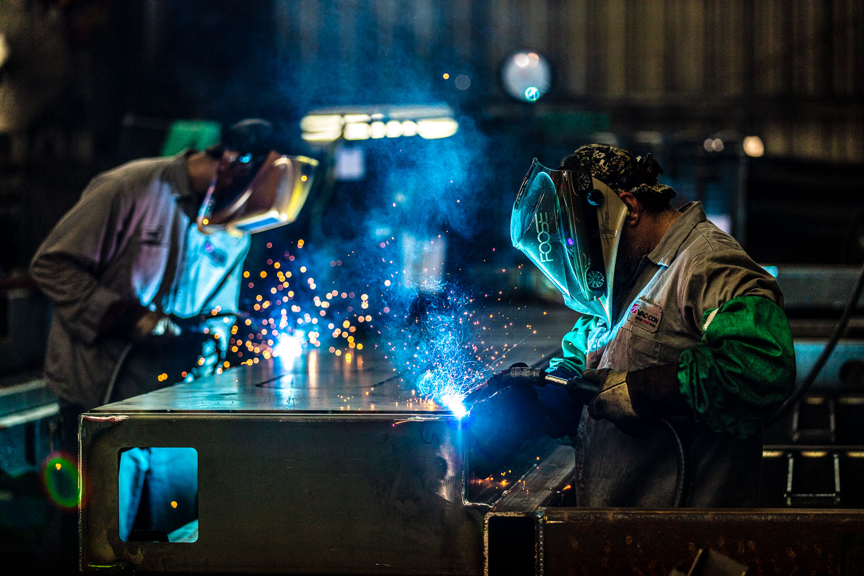 Indsturial Welding Photography