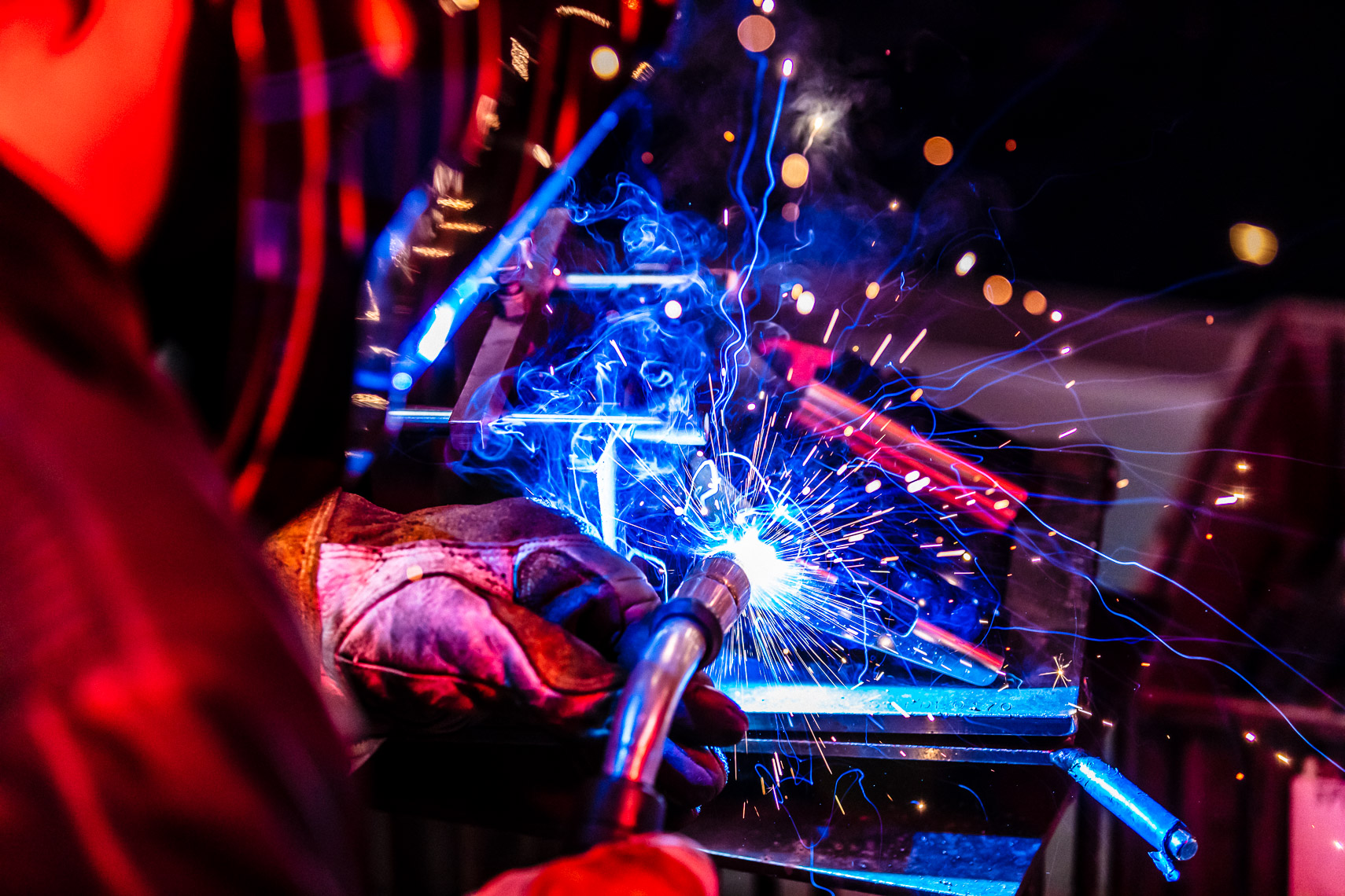 Industrial Welding Portrait